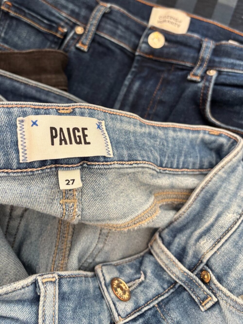 Paige Anessa Petite Wide Leg Jean - 27 - Picture 8 of 10